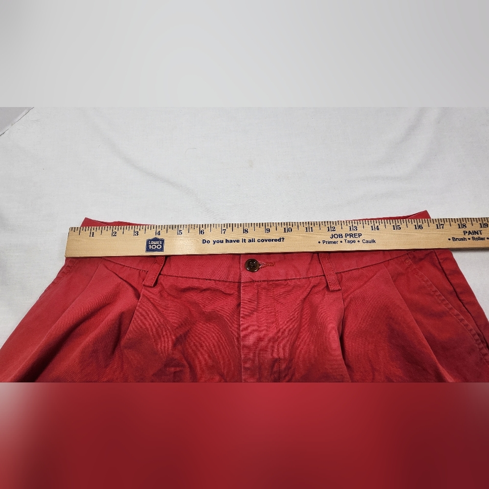 💪 NAUTICA RIGGER CLASSIC FIT MEN'S SHORTS SIZE 36, RED 💪 - Picture 5 of 10